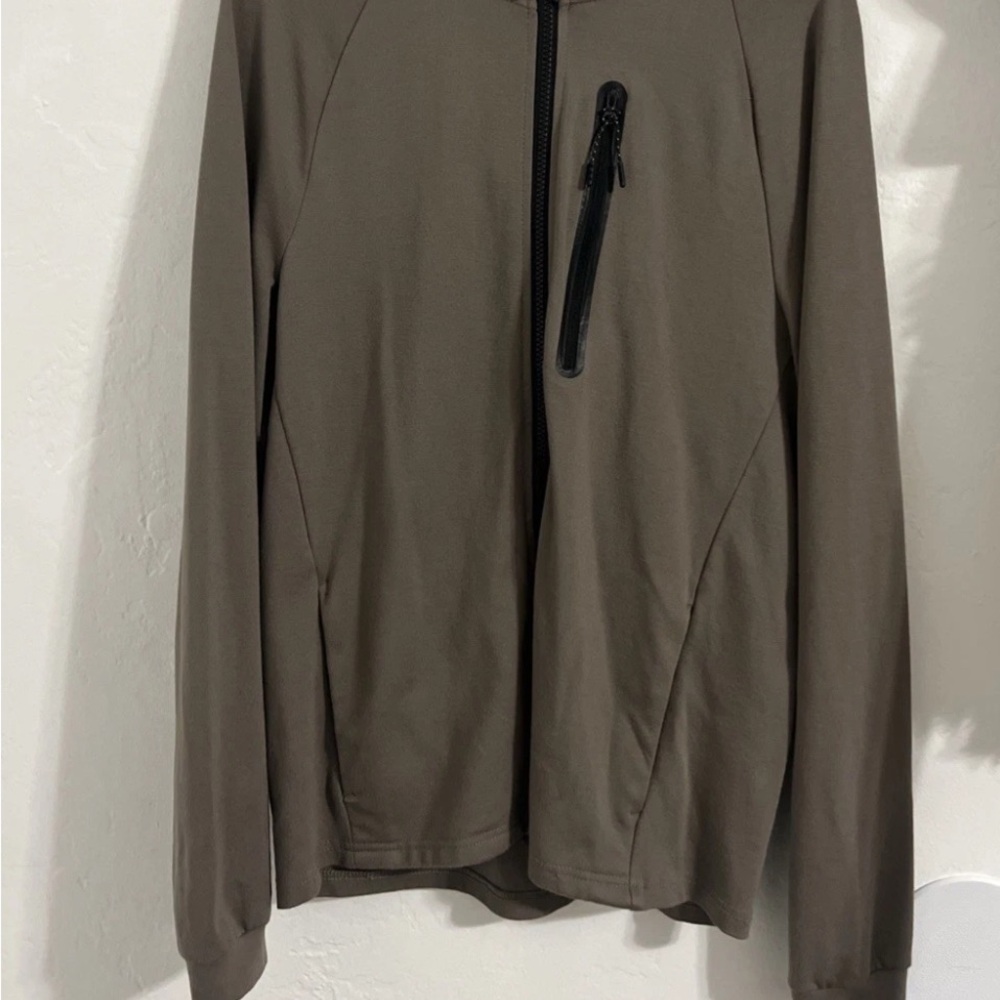 Members Mark Luxe full zip hoodie size S green color